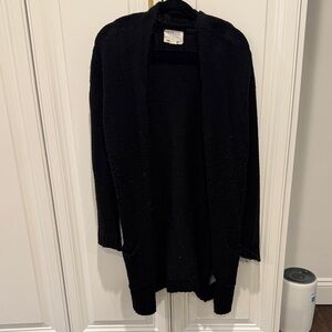 Velvet by Graham & Spencer Black Open Cardigan